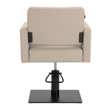 Gabbiano Vitoria hairdressing chair grey-beige - BVShop