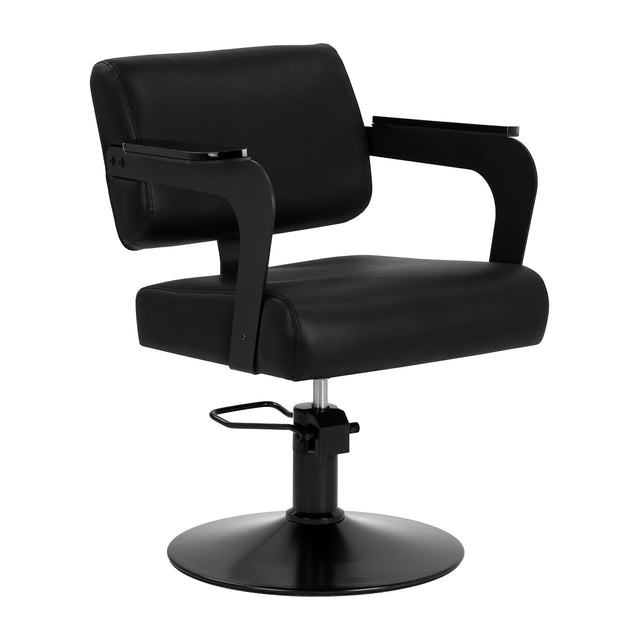 Hair System Jet noir hairdressing chair black - BVShop