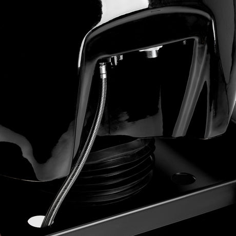 Omega Nautica brown hairdressing wash unit with sink and chair for professional salon use.