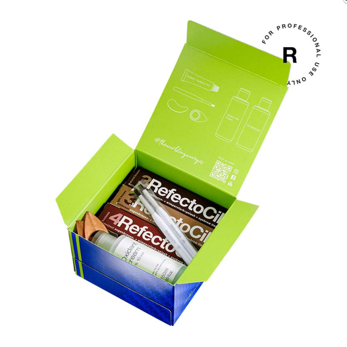 RefectoCil Colours Starter Kit professional brow and lash colour set