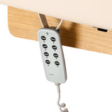 Cream-colored SPA lounger Sillon Siesta with light brown base, designed for beauty salon comfort and relaxation.