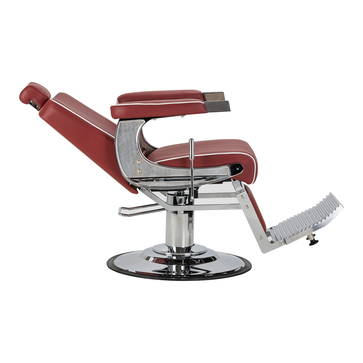 Gabbiano Visionerio barber chair red chrome frame - BVShop