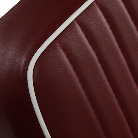 Gabbiano Visionerio barber chair red chrome frame - BVShop