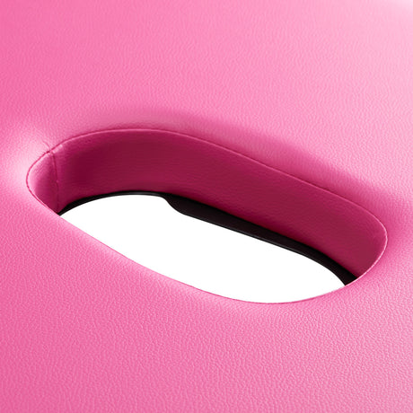 BALANCE wooden folding massage table 2 segment pink and black - BVShop