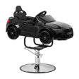 Gabbiano BMW kids hairdressing chair black car design