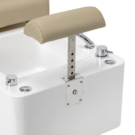 Sillon Elysia beige SPA pedicure chair illuminated basin spa atmosphere salon