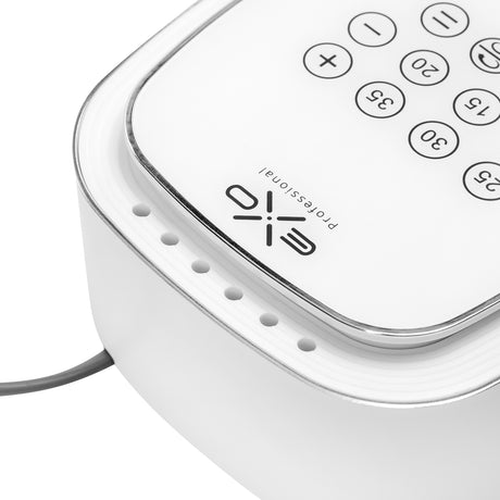 EXO Syntra Ponceuse À Ongles 35W – Blanche · Rangement des embouts