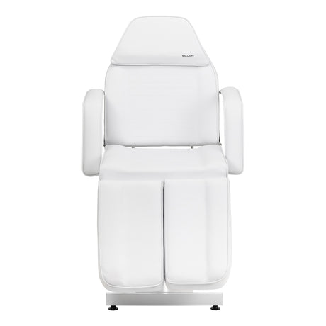 Sillon 210 salon chair detail with durable white upholstery