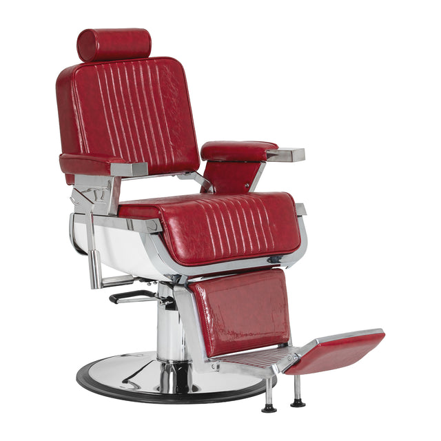 Gabbiano Royal X red barber chair hydraulic salon furniture