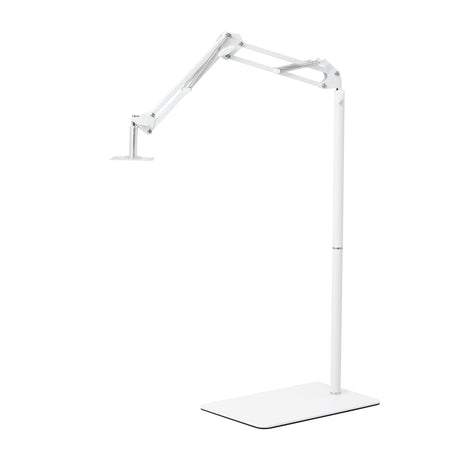GLOW support réglable pour lampe UV/LED de pédicure – Blanc; bras articulé, autre position