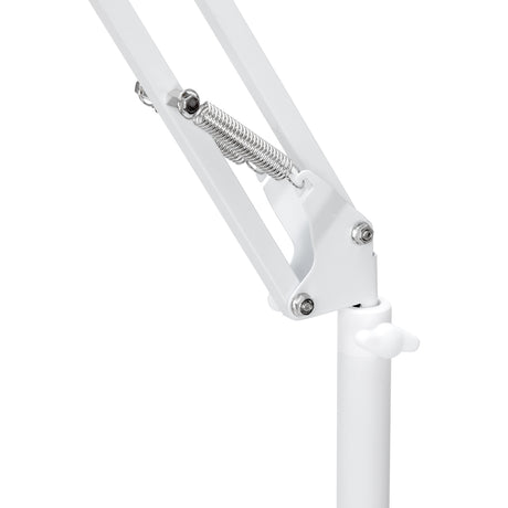 GLOW support réglable pour lampe UV/LED de pédicure – Blanc; gros plan de l’articulation réglable