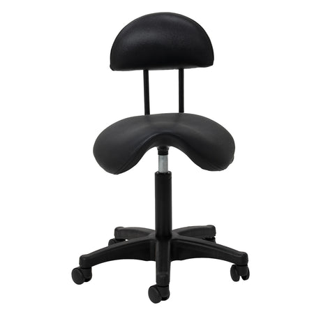 Tabouret de salon noir ACTIVESHOP 6001 avec vérin à gaz réglable