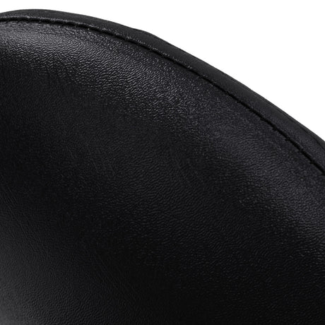 Détail du revêtement noir en similicuir du siège ACTIVESHOP 6001