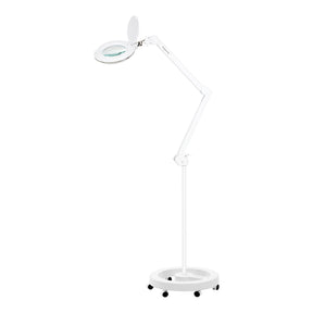Elegante 6031 floor magnifying lamp with 3-dioptre LED lens