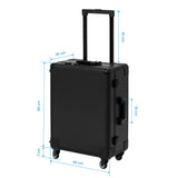 Professional mobile makeup station with mirror speakers and organiser