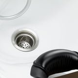 Gabbiano Sylvia Plus Bac De Lavage Électrique Avec Massage – Beige · Détail de l’évacuation