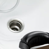 Gabbiano Sylvia Plus Bac De Lavage Électrique Avec Massage – Beige · Détail de l’évacuation