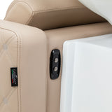 Gabbiano Sylvia Plus Bac De Lavage Électrique Avec Massage – Beige · Boutons de commande