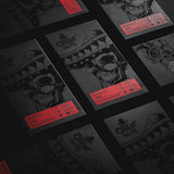 Set of 10 EL CARTEL V2 0.35mm 27RM ShortTaper tattoo cartridges for precise needle application in tattooing.