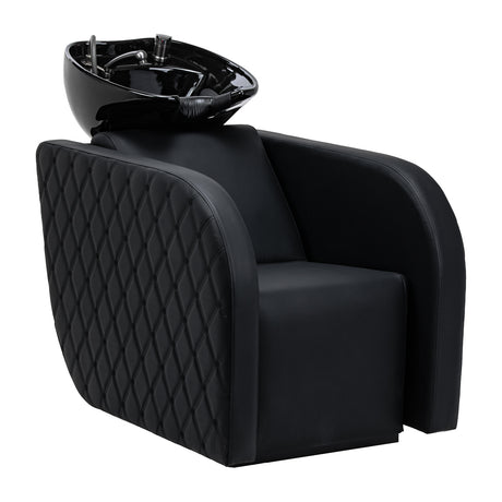 Gabbiano Ines Bac De Lavage Électrique Avec Massage – Noir · Vue générale