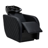 Gabbiano Ines Bac De Lavage Électrique Avec Massage – Noir · Position du repose-pieds