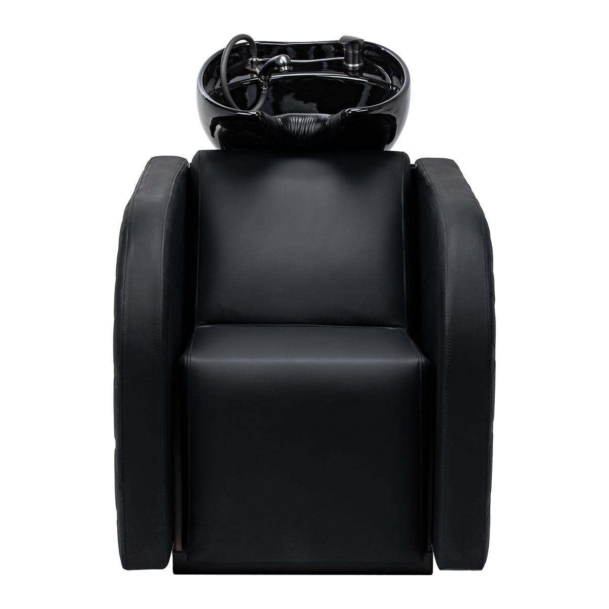 Gabbiano Ines Bac De Lavage Électrique Avec Massage – Noir · Vue de face