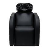 Gabbiano Ines Bac De Lavage Électrique Avec Massage – Noir · Vue de face