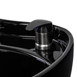 Gabbiano Ines Bac De Lavage Électrique Avec Massage – Noir · Mitigeur
