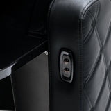 Gabbiano Ines Bac De Lavage Électrique Avec Massage – Noir · Boutons de commande