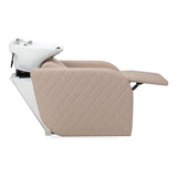 Gabbiano Ines Bac De Lavage Électrique Avec Massage – Beige · Position du repose-pieds