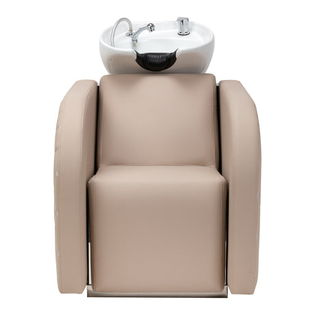 Gabbiano Ines Bac De Lavage Électrique Avec Massage – Beige · Vue de face