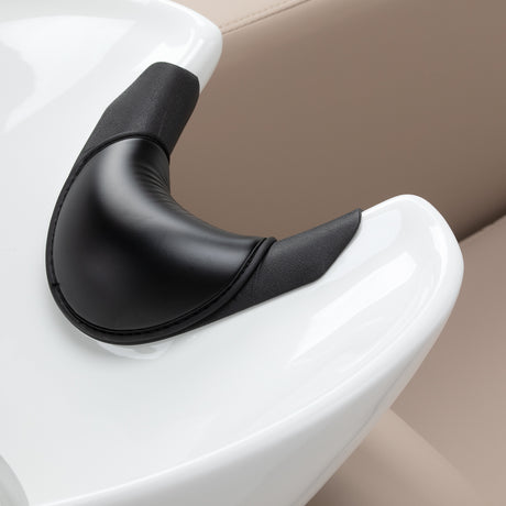 Gabbiano Ines Bac De Lavage Électrique Avec Massage – Beige · Appui de nuque