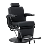 Gabbiano Continental Fauteuil De Barbier Avec Massage – Noir · Vue générale