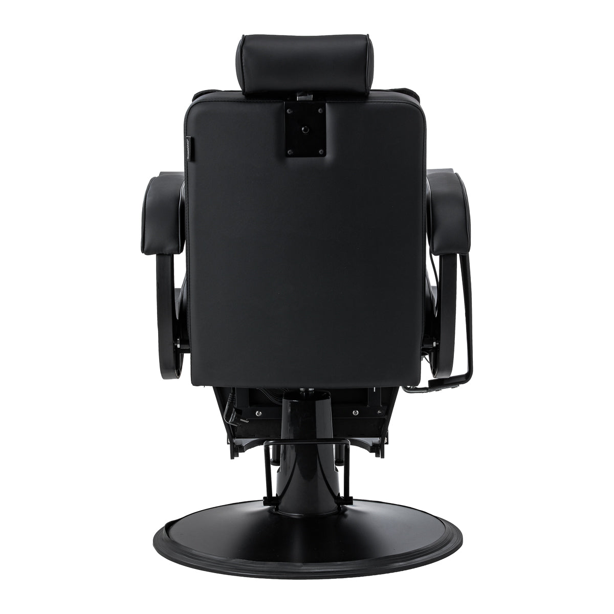 Gabbiano Continental Fauteuil De Barbier Avec Massage – Noir · Vue arrière