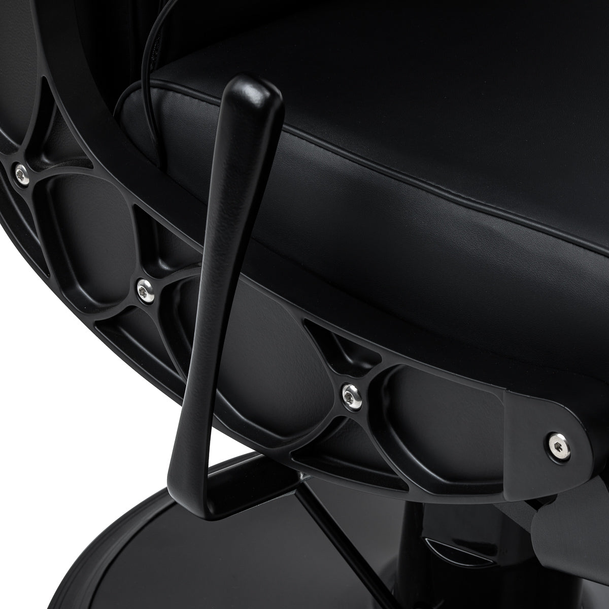 Gabbiano Continental Fauteuil De Barbier Avec Massage – Noir · Levier de réglage