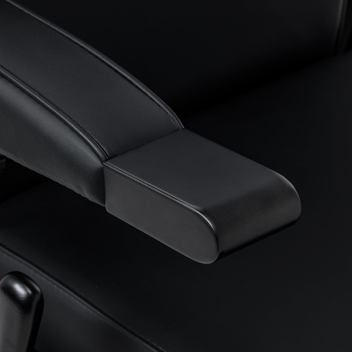 Gabbiano Continental Fauteuil De Barbier Avec Massage – Noir · Détail de l’accoudoir