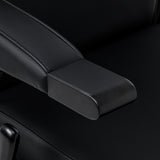 Gabbiano Continental Fauteuil De Barbier Avec Massage – Noir · Détail de l’accoudoir