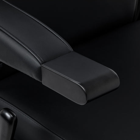 Gabbiano Continental Fauteuil De Barbier Avec Massage – Noir · Détail de l’accoudoir