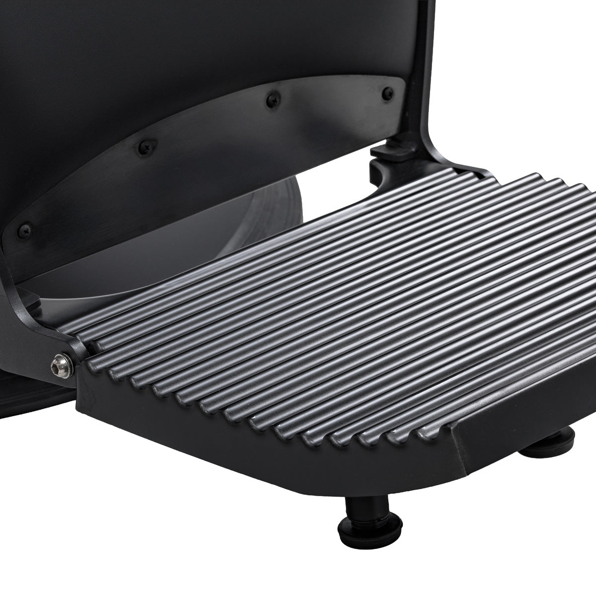 Gabbiano Continental Fauteuil De Barbier Avec Massage – Noir · Détail du repose-pieds