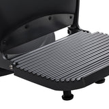 Gabbiano Continental Fauteuil De Barbier Avec Massage – Noir · Détail du repose-pieds