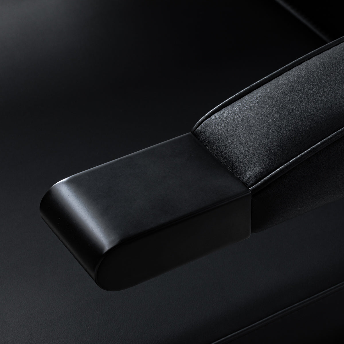 Gabbiano Continental Fauteuil De Barbier Avec Massage – Noir · Détail de l’accoudoir