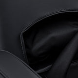 Gabbiano Continental Fauteuil De Barbier Avec Massage – Noir · Détail du panneau arrière