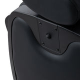 Gabbiano Francesco Fauteuil De Barbier Avec Massage – Noir, Base Noire · Détail du panneau arrière