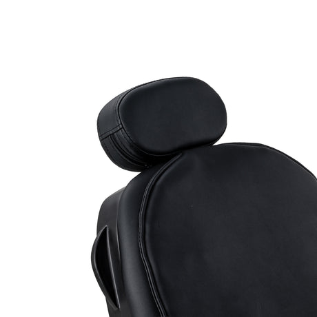 Gabbiano Francesco Fauteuil De Barbier Avec Massage – Noir, Base Noire · Appui-tête