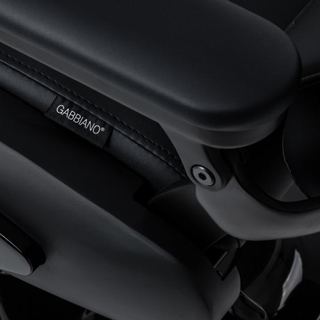 Gabbiano Francesco Fauteuil De Barbier Avec Massage – Noir, Base Noire · Détail de l’assise