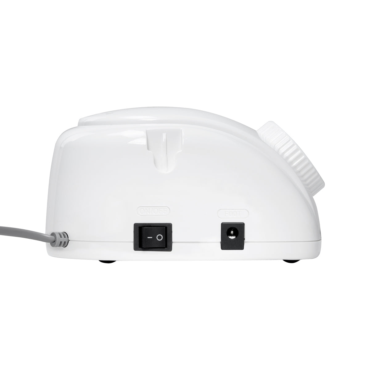 EXO Futura Ponceuse À Ongles 65W – Blanche · Prises de connexion