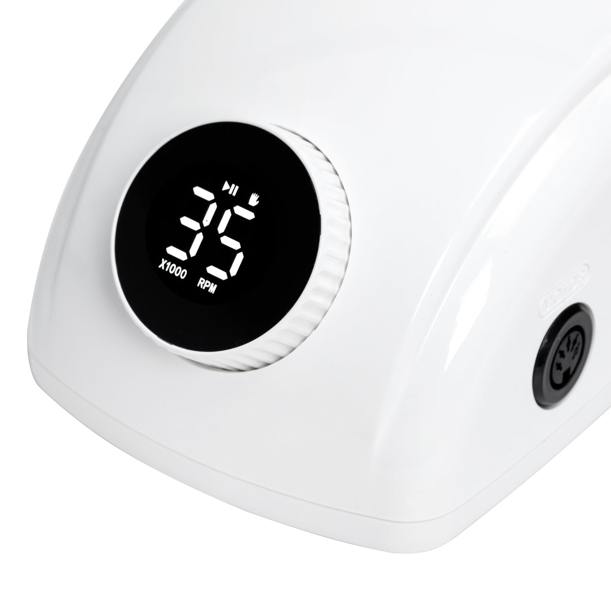 EXO Futura Ponceuse À Ongles 65W – Blanche · Écran numérique