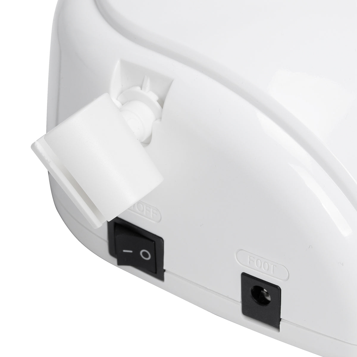 EXO Futura Ponceuse À Ongles 65W – Blanche · Prises de connexion