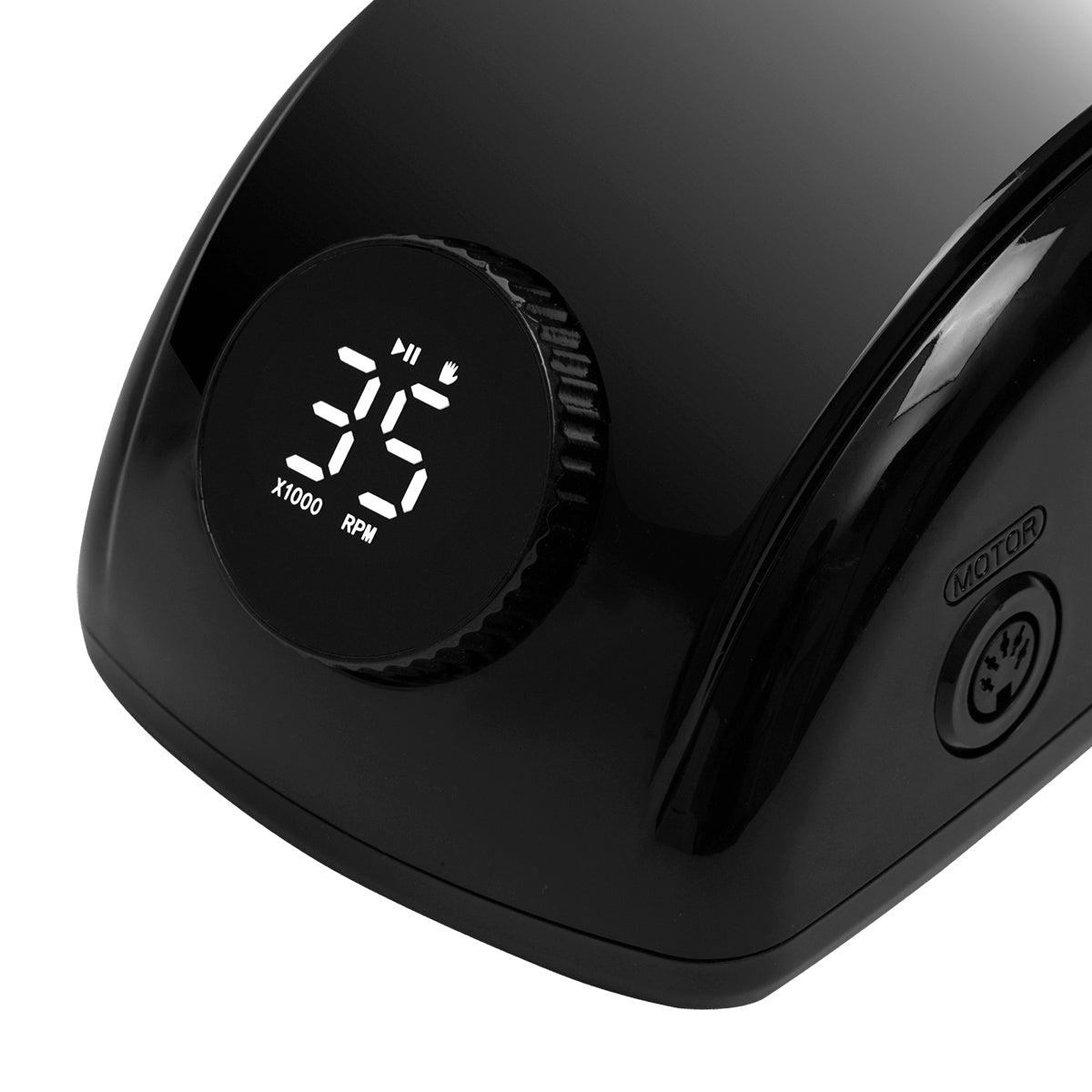 EXO Futura Ponceuse À Ongles 65W – Noire · Écran numérique