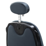 Gabbiano Francesco graphite barber chair showing vintage barbershop design and ergonomic shape